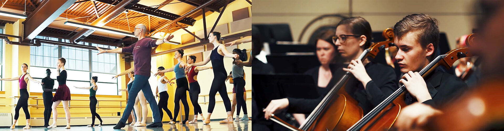 하트퍼드대학교 음대 학생들