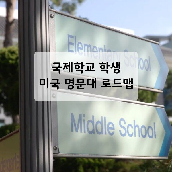 국제학교학생의 미국대학진학로드맵