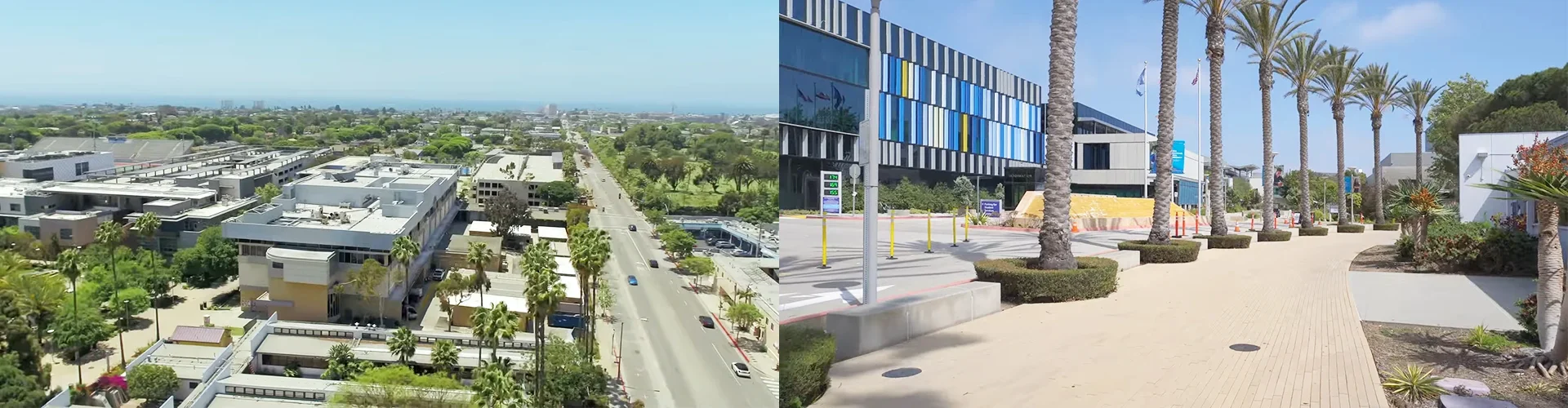 Santa Monica College 가 위치한 도시 전경
