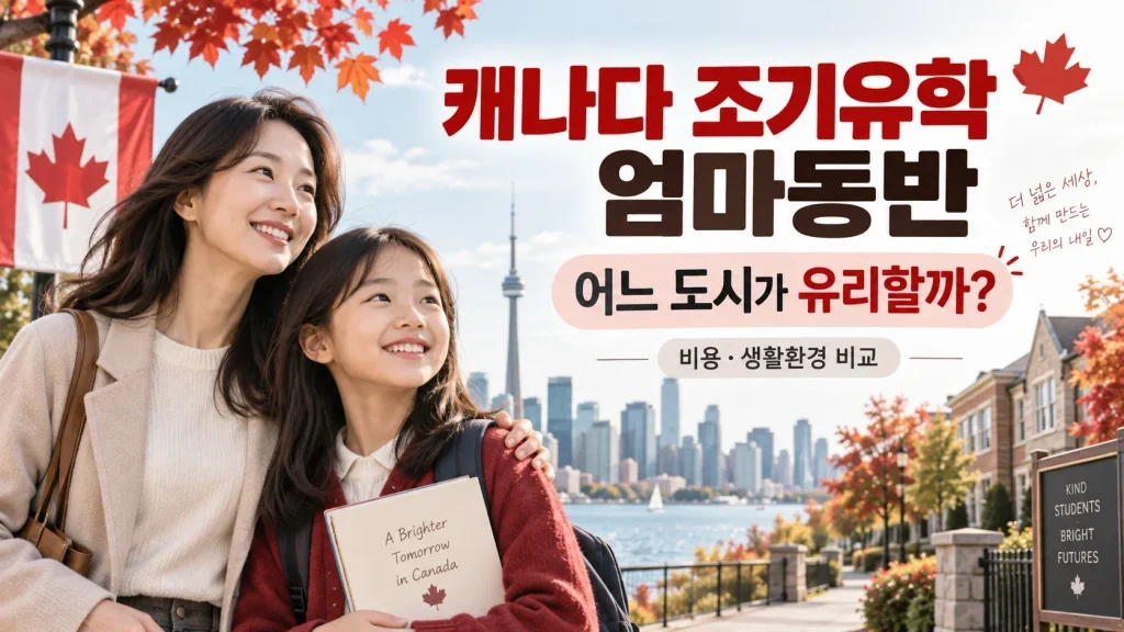 캐나다 엄마동반 조기유학