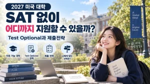 SAT없이 어디까지 지원할 수 있을까